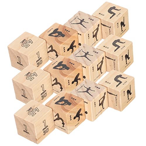 ERINGOGO 3Sätze Fitness Übungsspiel für Zuhause und Klassenzimmer für Training Lernspiele und Partys Große Holzwürfel für Erwachsene ERINGOGO 3Sätze Fitness Übungsspiel für Zuhause und Klassenzimmer für Training Lernspiele und Partys Große Holzwürfel für Erwachsene von ERINGOGO