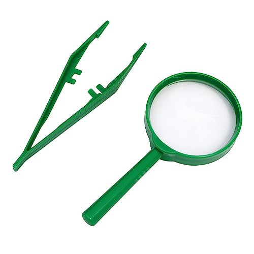 ERINGOGO 3Sätze Lupe Mit Pinzette Handlupe Für Kleine Beobachtungsspielzeug Für Jungen Für Outdoor Aktivitäten Und Naturerkundungen ERINGOGO 3Sätze Lupe Mit Pinzette Handlupe Für Kleine Beobachtungsspielzeug Für Jungen Für Outdoor Aktivitäten Und Naturerkundungen von ERINGOGO