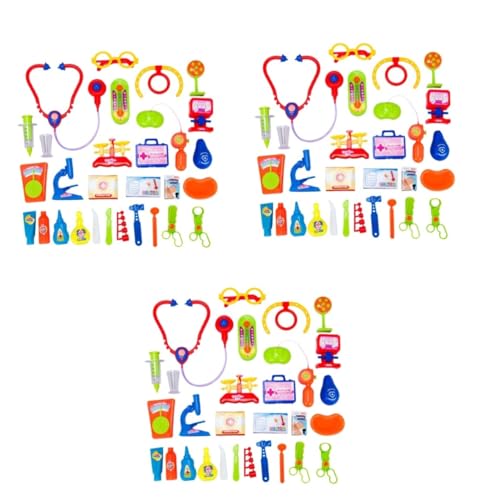 ERINGOGO 3st Arzt-toolkits Für Kleinkinder Realistisches Arztset Arztkoffer Für Kinder Arztkoffer Vorgeben Arztkoffer Für Kleinkinder Medizinisches Set Für Kinder Kinder-dr.-kit Cosplay von ERINGOGO