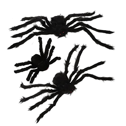 ERINGOGO Halloween Spinnen Dekorationen 3pcs Simulation Spinnen Dacoratin Requisiten für Ghost Festival ERINGOGO Halloween Spinnen Dekorationen 3pcs Simulation Spinnen Dacoratin Requisiten für Ghost Festival von ERINGOGO
