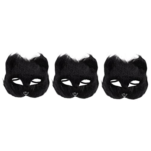 ERINGOGO 3St Kostümzubehör für Abendmaske halloween masken halloweenmaske Gesichtsschnorchelmasken für Erwachsene Abschlussball Requisiten gruselige Maske Cosplay-Maske bilden von ERINGOGO