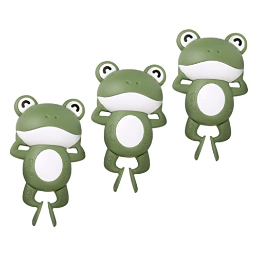 ERINGOGO 3Stücke Cartoon Frosch Badewannenspielzeug Aufziehbares Wasserspielzeug für Pädagogisches für Sicheres für Dusch und von ERINGOGO