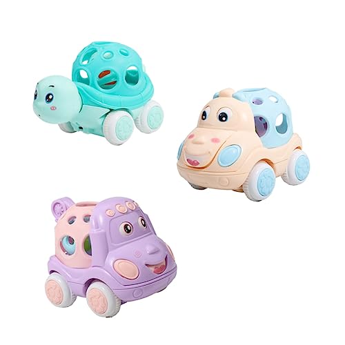 ERINGOGO 3 Stücke Baby Trägheit Auto Buggy Spielzeug Für Kleinkinder Pädagogisches Sensorischen Spielzeug Zufällig Stil von ERINGOGO