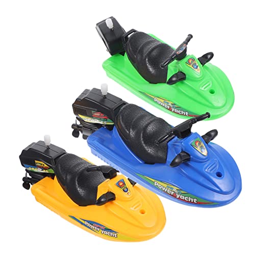 ERINGOGO 3Stücke Spielzeugmotorboot für Badewanne Pool Wasserspielzeug mit Aufziehmechanismus Lustiges und Sicheres Design Fördert Handkoordination und Spielspaß für Junge Mädchen ERINGOGO 3Stücke Spielzeugmotorboot für Badewanne Pool Wasserspielzeug mit Aufziehmechanismus Lustiges und Sicheres Design Fördert Handkoordination und Spielspaß für Junge Mädchen von ERINGOGO