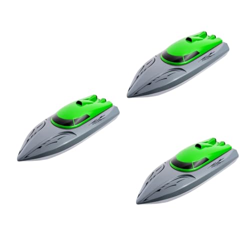 ERINGOGO 3St ferngesteuertes Boot Badespielzeug für Jungen Teichboot Spielzeug Kinder wasserspielzeug kinderwasserspielzeuge Kinderspielzeug Miniboot Boot für Seen Yacht Fischerboot Abs von ERINGOGO