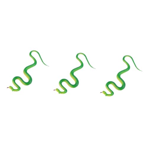 ERINGOGO 3St Drachen für Kinder realistische Gummischlangen Streiche Kinderspielzeug Spielzeuge knifflige Schlangenrequisiten Streichspielzeug Serpentin künstliche Schlange Aufkleber Modell von ERINGOGO