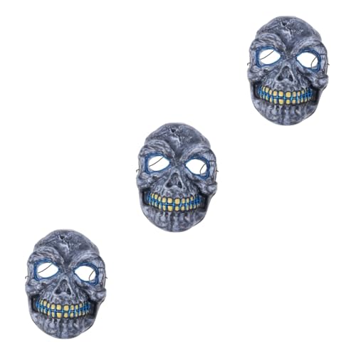 ERINGOGO 3St Totenkopf-LED-Maske Halloween-Masken Schädelmaske für Männer halloween masken halloweenmaske gruselige Schädelmaske schädel leuchtende maske scheinen Die von ERINGOGO