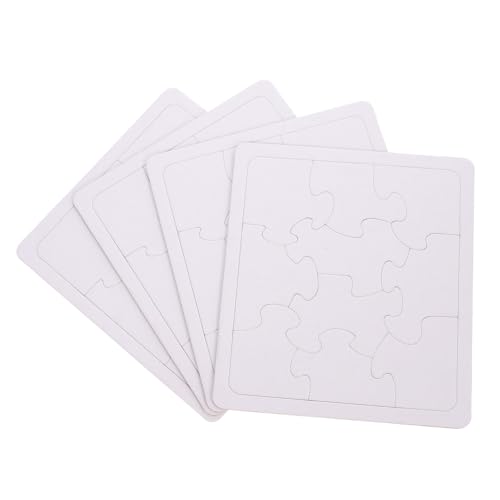 ERINGOGO 4 Blätter Leere Puzzles zum Bemalen DIY Malpuzzle für Kreative Bastelaktivität Fördert Künstlerische Fähigkeiten für Doodling und Puzzle Lösungen ERINGOGO 4 Blätter Leere Puzzles zum Bemalen DIY Malpuzzle für Kreative Bastelaktivität Fördert Künstlerische Fähigkeiten für Doodling und Puzzle Lösungen von ERINGOGO