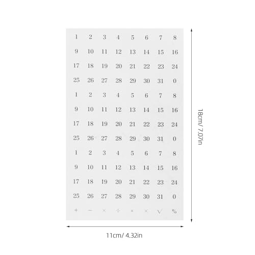 ERINGOGO 4 Blätter PVC Planner Sticker mit Verschiedenen Themen Langlebig Reißfest Vielseitig für DIY Scrapbook Kalender to do Listen für Familienplaner Organisationsaufkleber von ERINGOGO