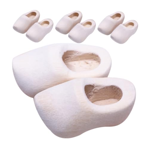 ERINGOGO 4er-Pack Mini-Holzschuhe Für Puppenhaus Unvollendetes Bastelzubehör Jungen Und Spielzeug Miniatur- ERINGOGO 4er-Pack Mini-Holzschuhe Für Puppenhaus Unvollendetes Bastelzubehör Jungen Und Spielzeug Miniatur- von ERINGOGO