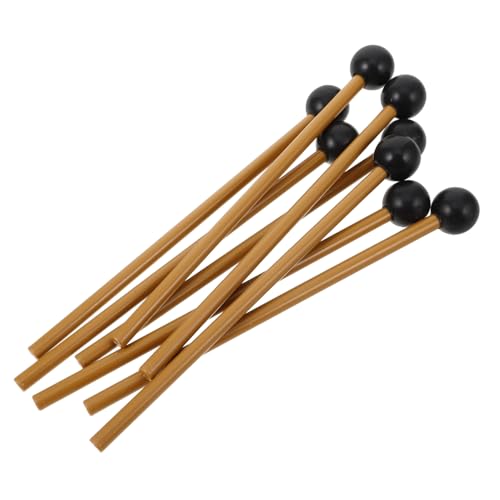 ERINGOGO 4 Paare Hammer Marimbaschlägel Praktischer Trommelstock Zubehör Für Zungentrommeln Instrumentenstöcke Trommelschlägel Musikalische Perkussionsschlägel Percussion-zubehör Plastik von ERINGOGO
