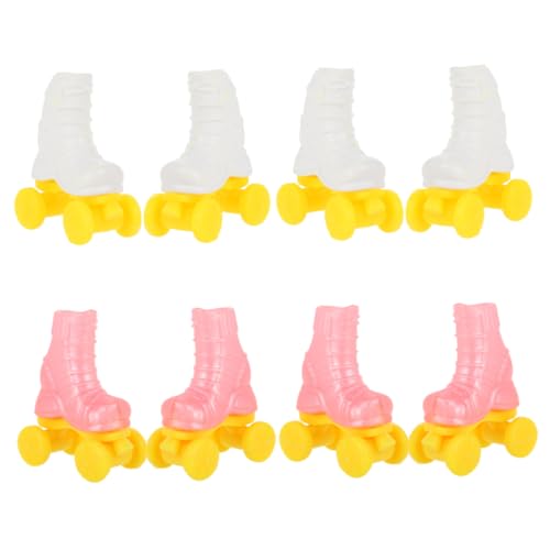 ERINGOGO 4 Paare Roller Skates Rollschuhe Für Puppendekoration Babypuppenschuhe Mini-Rollschuhe Für Puppe Zubehör Für Die Puppenherstellung Puppenhauszubehör Mini-Schuhe Plastik ERINGOGO 4 Paare Roller Skates Rollschuhe Für Puppendekoration Babypuppenschuhe Mini-Rollschuhe Für Puppe Zubehör Für Die Puppenherstellung Puppenhauszubehör Mini-Schuhe Plastik von ERINGOGO