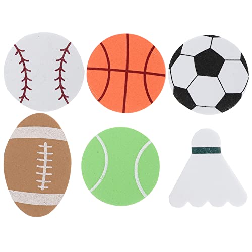 ERINGOGO 4 Packungen Schaumstoffaufkleber Volleyballaufkleber Sportballaufkleber Baseballaufkleber Sportball Themenaufkleber Ball Themenschaumaufkleber Sportaufkleber Fußballaufkleber ERINGOGO 4 Packungen Schaumstoffaufkleber Volleyballaufkleber Sportballaufkleber Baseballaufkleber Sportball Themenaufkleber Ball Themenschaumaufkleber Sportaufkleber Fußballaufkleber von ERINGOGO
