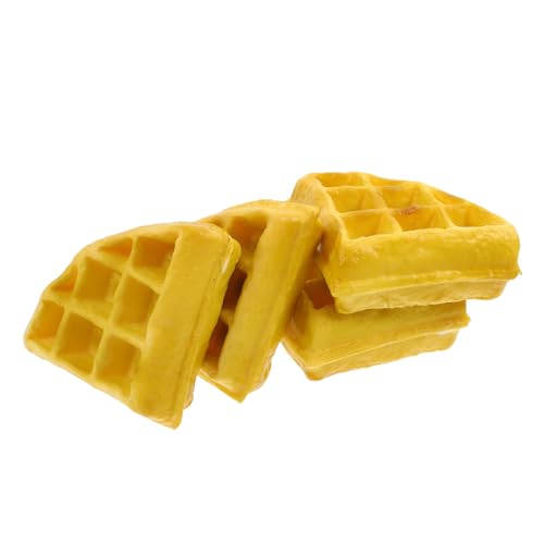 ERINGOGO 4 STÜCKE Teiliges Realistisches Waffelmodell Täuschend Echte Spiellebensmittel Vielseitige Küchen und Partydekoration Detailgetreu Gestaltet Leicht und Kompakt für Zuhause und ERINGOGO 4 STÜCKE Teiliges Realistisches Waffelmodell Täuschend Echte Spiellebensmittel Vielseitige Küchen und Partydekoration Detailgetreu Gestaltet Leicht und Kompakt für Zuhause und von ERINGOGO