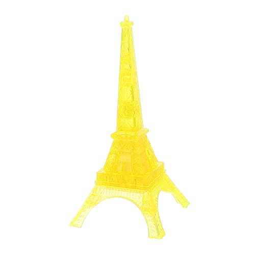 4 Sätze Eiffelturm-Bausteine Kinder rätsel Kinderspielzeug Eiffelturm-Kristallpuzzle für Kinder Rätsel für Erwachsene Spielzeuge 3D-Rätsel dekoratives Kristallpuzzle Erwachsener von ERINGOGO
