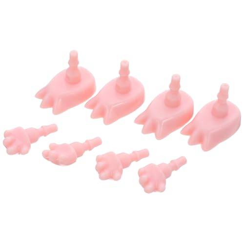 ERINGOGO 4 Sätze Miniatur Puppenhände und Füße Kunststoff Ersatzteile für Puppenbau DIY Basteln Zubehör Kompatibel mit Sammlerfiguren ERINGOGO 4 Sätze Miniatur Puppenhände und Füße Kunststoff Ersatzteile für Puppenbau DIY Basteln Zubehör Kompatibel mit Sammlerfiguren von ERINGOGO