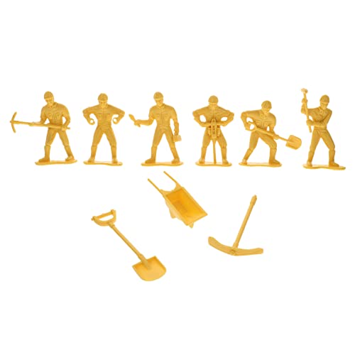 ERINGOGO 4 Sätze Modell für technische Anzug für Bauarbeiter Mini -Bauspielzeug Spielzeugfiguren Konstruktionsspielzeug für Jungen -Baulastwagen Minifiguren Plastik Gelb ERINGOGO 4 Sätze Modell für technische Anzug für Bauarbeiter Mini -Bauspielzeug Spielzeugfiguren Konstruktionsspielzeug für Jungen -Baulastwagen Minifiguren Plastik Gelb von ERINGOGO