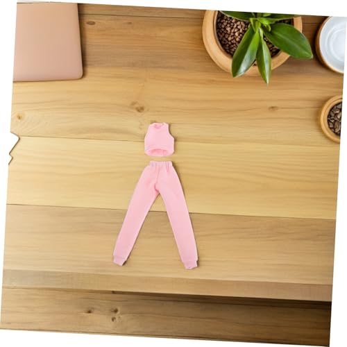 ERINGOGO 4 Sätze Sportliches Set mit Westen und Hosen für Puppen Passgenaue Ersatzkleidung Vielseitig für Kreatives Rollenspiel und Fantasievolles von ERINGOGO
