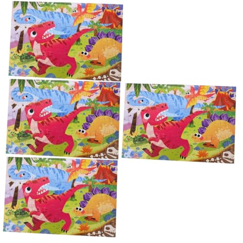 ERINGOGO 4 Sätze kinderpuzzle Bodenrätsel für Kinder Puzzles für Kleinkinder im Alter von 2-4 Jahren Kinder rätsel Spielzeuge Kinderspielzeug Puzzle-Spielzeug für die frühe Bildung Papier von ERINGOGO