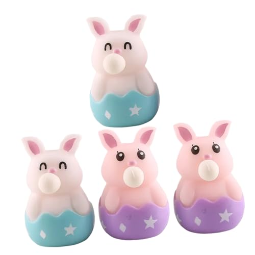ERINGOGO 4 Stck Teiliges Bunny Squeeze Toy aus Robustem Material Lustige Kaninchenform für Stressabbauendes als Ostergeschenk und Wohnraumdeko Kompakte für Vielseitigen Spaß ERINGOGO 4 Stck Teiliges Bunny Squeeze Toy aus Robustem Material Lustige Kaninchenform für Stressabbauendes als Ostergeschenk und Wohnraumdeko Kompakte für Vielseitigen Spaß von ERINGOGO