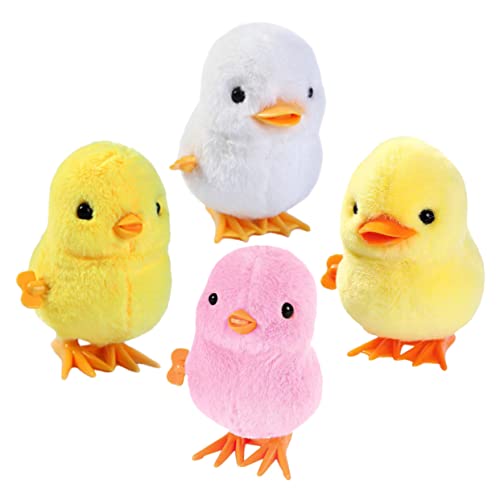 ERINGOGO 4 Stück Aufziehspielzeug Hüpfendes Küken und Entchen für Ostergeschenk Fördert Kreativität und Abenteuerlust Sichere und Langlebige Konstruktion ERINGOGO 4 Stück Aufziehspielzeug Hüpfendes Küken und Entchen für Ostergeschenk Fördert Kreativität und Abenteuerlust Sichere und Langlebige Konstruktion von ERINGOGO