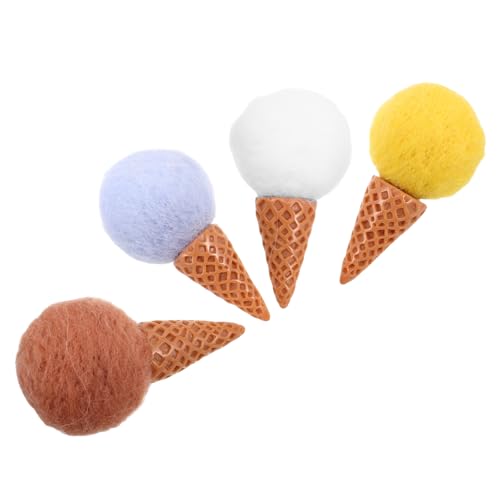 ERINGOGO Einzigartige Eistüten Aus Wollfilz Im Poposicle-Modus 4er-Pack Dekoration Für Events Und Partys ERINGOGO Einzigartige Eistüten Aus Wollfilz Im Poposicle-Modus 4er-Pack Dekoration Für Events Und Partys von ERINGOGO