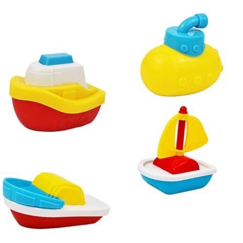 ERINGOGO 4 Stück Badespielzeug Kleinkinder Teiliges Badeboote aus Sicherem Kunststoff Glatte Oberfläche Spaßige Badewannenspielzeuge für Junge Mädchen Jahre Badzeit Unterhaltung ERINGOGO 4 Stück Badespielzeug Kleinkinder Teiliges Badeboote aus Sicherem Kunststoff Glatte Oberfläche Spaßige Badewannenspielzeuge für Junge Mädchen Jahre Badzeit Unterhaltung von ERINGOGO