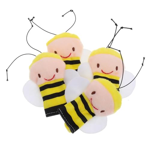 ERINGOGO Handpuppen 4-teiliges Set Weiche Tierpuppen Kleinkinder Geschichtenerzählspielzeug von ERINGOGO