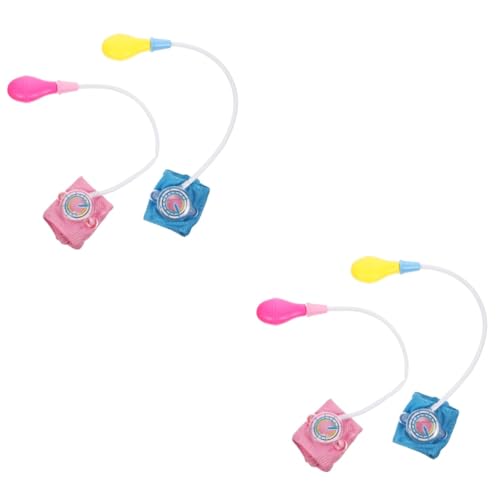 ERINGOGO 4 Stück Blutdruckmessgerät Spielzeug Kinderspielzeug Spielzeuge Spielset für Kinderärzte Arztkoffer für Kleinkinder 3-5 Karikatur Suite Produkte für Kinder Stethoskop von ERINGOGO