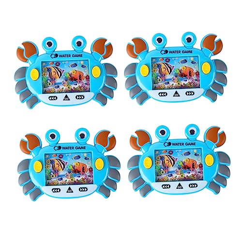 ERINGOGO 4 Stück Crab Circle Wassermaschine Kinderspielzeug wasserspielzeug Kinder Kid Toys Spielzeuge Spielzeug zum Stressabbau Wurfspiel Spielzeug Handheld Krabbe Kreis Wasserflugzeug Abs von ERINGOGO