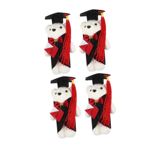 ERINGOGO 4 Stück Dr. Bärenpuppe Bär der Abschlusssaison Abschlussbärende Ornamente Grad-Plüschtier Plüschbärenspielzeug Mini-Abschlussbären Diplom-Bär Plüsch-Abschlussspielzeug Stoff ERINGOGO 4 Stück Dr. Bärenpuppe Bär der Abschlusssaison Abschlussbärende Ornamente Grad-Plüschtier Plüschbärenspielzeug Mini-Abschlussbären Diplom-Bär Plüsch-Abschlussspielzeug Stoff von ERINGOGO