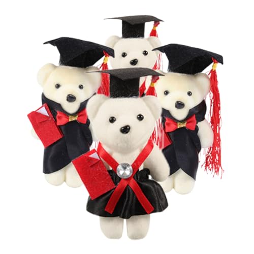ERINGOGO 4 Stück Dr. Bärenpuppe Plüschbären Mini-Stoffbären Bärenpuppen selber Machen abschluss ausgestopfter bär Blumenstrauß-Dekorationszubehör Cartoon-Bär-Puppe Schaum ERINGOGO 4 Stück Dr. Bärenpuppe Plüschbären Mini-Stoffbären Bärenpuppen selber Machen abschluss ausgestopfter bär Blumenstrauß-Dekorationszubehör Cartoon-Bär-Puppe Schaum von ERINGOGO