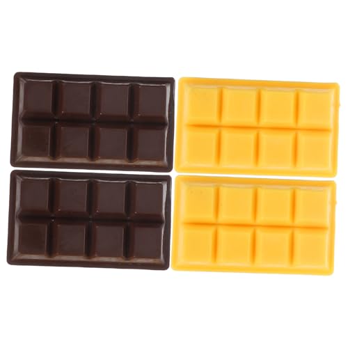ERINGOGO 4 Stück Gefälschte Pralinenmodelle, Künstliche Kleine Pralinen, Puppenhaus-Pralinen-Requisiten von ERINGOGO