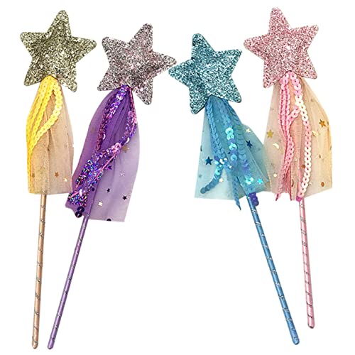 ERINGOGO 4 Stück Glitzer Stäbe Handgefertigte Feenstäbe für Partys Cosplay und Bühnenaufführungen Weiche Oberfläche Sicher und Kinderfreundlich Farben Erhältlich ERINGOGO 4 Stück Glitzer Stäbe Handgefertigte Feenstäbe für Partys Cosplay und Bühnenaufführungen Weiche Oberfläche Sicher und Kinderfreundlich Farben Erhältlich von ERINGOGO
