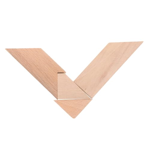 ERINGOGO 4 Stück Holz T Form Puzzle Teilig Beech Wood Brain Teaser Puzzle Lernspielzeug Stem Feinmotorik Training Kreatives Denkspiel für Frühe Kognitive Entwicklung ERINGOGO 4 Stück Holz T Form Puzzle Teilig Beech Wood Brain Teaser Puzzle Lernspielzeug Stem Feinmotorik Training Kreatives Denkspiel für Frühe Kognitive Entwicklung von ERINGOGO