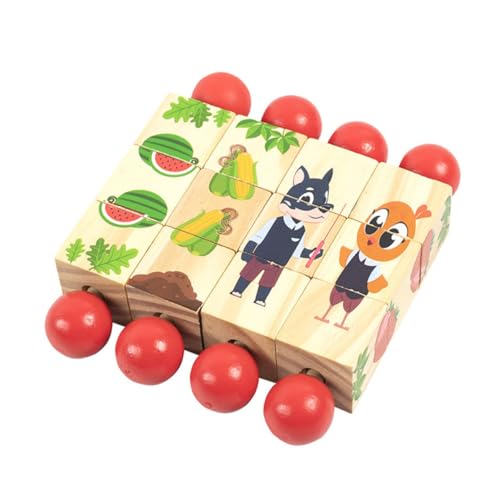 ERINGOGO 4 Stück Holzpuzzle Rotationsspielzeug für Teiliges mit Tiermotiven Pädagogisches Lernspielzeug für Motorik und Hand Augen Koordination für Kleinkinder ERINGOGO 4 Stück Holzpuzzle Rotationsspielzeug für Teiliges mit Tiermotiven Pädagogisches Lernspielzeug für Motorik und Hand Augen Koordination für Kleinkinder von ERINGOGO