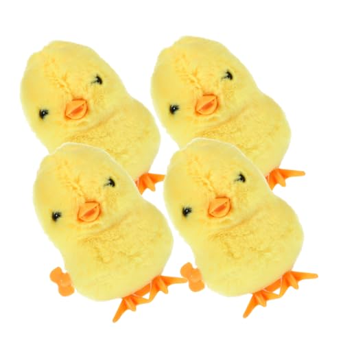 ERINGOGO 4 Stück Hüpfendes Hühnerspielzeug Flauschige Küken -Huhn- gehendes Küken-Babyspielzeug Party Gefälligkeiten Küken aufziehen Osterküken Plüsch Yellow ERINGOGO 4 Stück Hüpfendes Hühnerspielzeug Flauschige Küken -Huhn- gehendes Küken-Babyspielzeug Party Gefälligkeiten Küken aufziehen Osterküken Plüsch Yellow von ERINGOGO