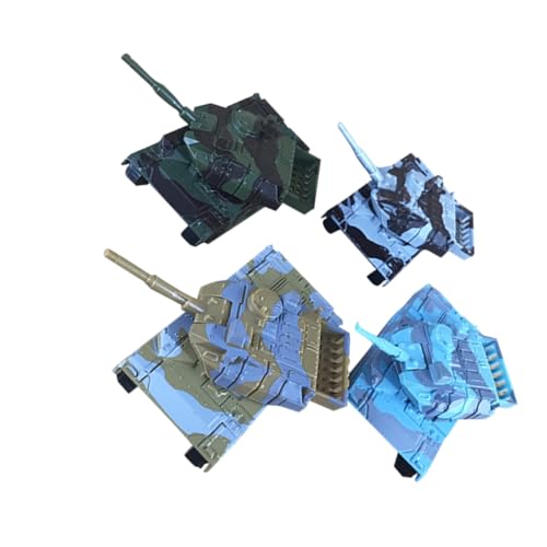 ERINGOGO 4 Stück Huili Tankautospielzeug Tankwagen Panzermodell Tarnung ERINGOGO 4 Stück Huili Tankautospielzeug Tankwagen Panzermodell Tarnung von ERINGOGO