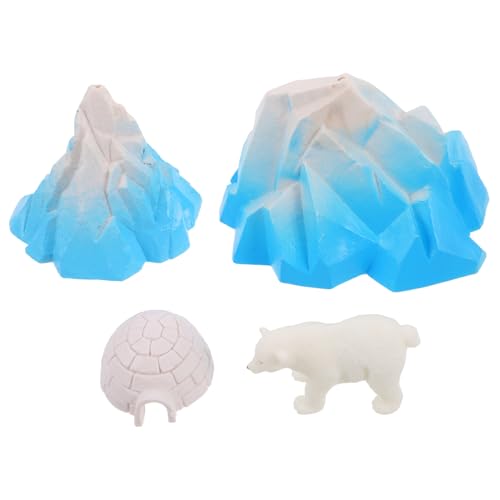 ERINGOGO Lebensechte Eishäuser Modelle Figuren Spielzeug Mini Schneemann für Jungen und Mädchen Polar Tiere Figuren Set ERINGOGO Lebensechte Eishäuser Modelle Figuren Spielzeug Mini Schneemann für Jungen und Mädchen Polar Tiere Figuren Set von ERINGOGO
