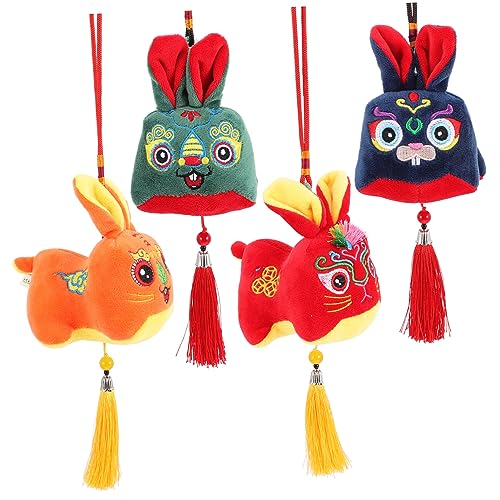 ERINGOGO 4 Stück Jahr des Kaninchen Maskottchens Puppe Plüschtier Plüschpuppe Jahr des Kaninchens 2023 Figur Hase Süße Tierplüschpuppe Sonnige Plüschpuppe Kuschelhasen ERINGOGO 4 Stück Jahr des Kaninchen Maskottchens Puppe Plüschtier Plüschpuppe Jahr des Kaninchens 2023 Figur Hase Süße Tierplüschpuppe Sonnige Plüschpuppe Kuschelhasen von ERINGOGO