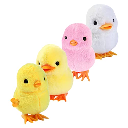 ERINGOGO 4 Stück Jumping Huhn- Und Entenspielzeug Springen Gefülltes Hähnchen Kleines Hühnchenspielzeug Kinderspielzeug Masse Kleines Aufziehspielzeug Kleintierspielzeug Hühner Plüsch ERINGOGO 4 Stück Jumping Huhn- Und Entenspielzeug Springen Gefülltes Hähnchen Kleines Hühnchenspielzeug Kinderspielzeug Masse Kleines Aufziehspielzeug Kleintierspielzeug Hühner Plüsch von ERINGOGO