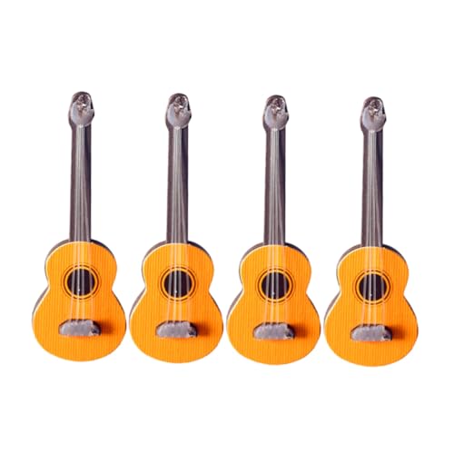 ERINGOGO 4 Stück Klassisches Gitarrenmodell Miniatur Musical gefälscht winzig Gitarre Mini-Gitarrendekor aus Holz kreative Mini-Gitarre Fotografie-Requisiten Mini-Deko-Accessoire ERINGOGO 4 Stück Klassisches Gitarrenmodell Miniatur Musical gefälscht winzig Gitarre Mini-Gitarrendekor aus Holz kreative Mini-Gitarre Fotografie-Requisiten Mini-Deko-Accessoire von ERINGOGO