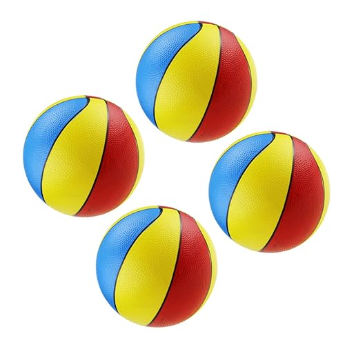 ERINGOGO 4 Stück Kleine Aufblasbare Bälle PVC Basketballspielzeuge für Indoor und Outdoor Aktivitäten Spaß für Junge ERINGOGO 4 Stück Kleine Aufblasbare Bälle PVC Basketballspielzeuge für Indoor und Outdoor Aktivitäten Spaß für Junge von ERINGOGO