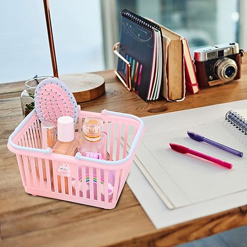 ERINGOGO 4 Stück Kleine Kunststoff aufbewahrungskörbe mit Griffen Kompakte Multifunktionale Plastikboxen für Büro Badezimmer und Haushalt Tragbare Desktop Organizer für Vielfältige Nutzung ERINGOGO 4 Stück Kleine Kunststoff aufbewahrungskörbe mit Griffen Kompakte Multifunktionale Plastikboxen für Büro Badezimmer und Haushalt Tragbare Desktop Organizer für Vielfältige Nutzung von ERINGOGO