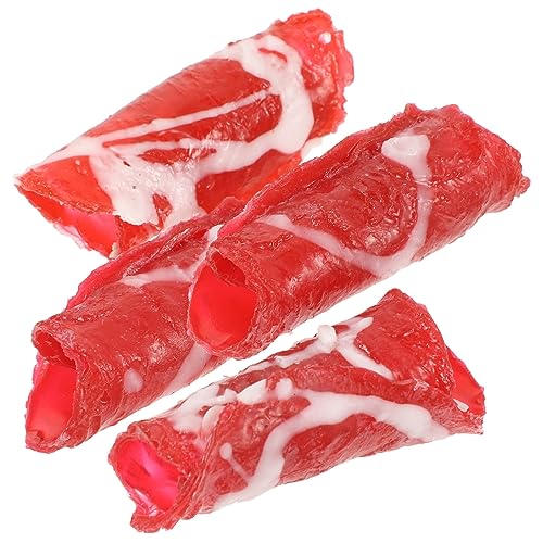 ERINGOGO 4 Stück Lifelike Künstliche Fleischrolle aus PVC Realistische Fleischdekoration für Restaurant Fotografie Requisiten Deko für Küche Geschäft Hochzeit Hotel Bar ERINGOGO 4 Stück Lifelike Künstliche Fleischrolle aus PVC Realistische Fleischdekoration für Restaurant Fotografie Requisiten Deko für Küche Geschäft Hochzeit Hotel Bar von ERINGOGO