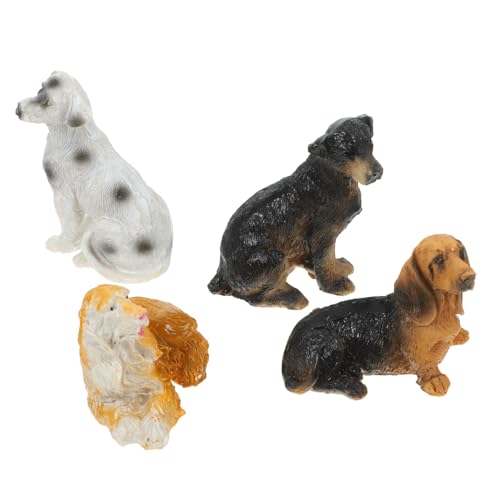ERINGOGO 4stücke Miniatur Hundefiguren Teiliges Deko Hochwertigem Resin Für Puppenhäuser Kreative Gartenlandschaften Realistische Tiermodelle Handgefertigte Haustierornamente ERINGOGO 4stücke Miniatur Hundefiguren Teiliges Deko Hochwertigem Resin Für Puppenhäuser Kreative Gartenlandschaften Realistische Tiermodelle Handgefertigte Haustierornamente von ERINGOGO