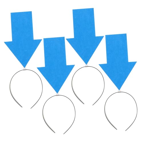 ERINGOGO 4 Stück Lustige originelle Party Haarreifen mit Pfeilmotiv Bequeme Kopfbedeckung für Halloween Geburtstage Cosplay Foto-requisiten von ERINGOGO