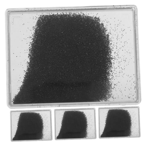 ERINGOGO 4 Stück Magnetisches Eisenpulver Physikunterricht Eisenpulverspäne zur Magnetfeld Demonstration Geeignet für Schule Universität und Heimunterricht Fördert Praktische Experimente von ERINGOGO