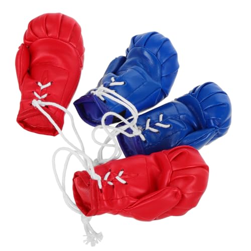 ERINGOGO 4 Stück Mini Boxhandschuhe Auto Spiegelanhänger Miniatur Boxzubehör Rot Blau Deko für Puppenhaus und Boxing Figuren Ornament für Training und Sammlung ERINGOGO 4 Stück Mini Boxhandschuhe Auto Spiegelanhänger Miniatur Boxzubehör Rot Blau Deko für Puppenhaus und Boxing Figuren Ornament für Training und Sammlung von ERINGOGO