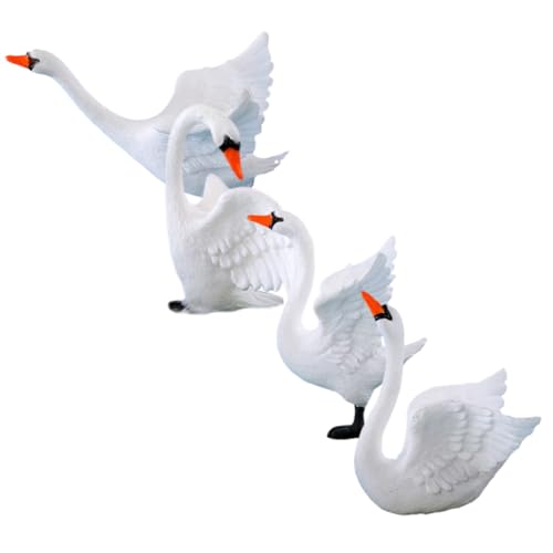 ERINGOGO 4 Stück Mini Figuren Teiliges aus Langlebigem Kunststoff Detailreiche Miniaturtiere für DIY Blumenpott Dekoration Filigrane Weiße Schwäne für Mikrolandschaften und Gartenzubehör ERINGOGO 4 Stück Mini Figuren Teiliges aus Langlebigem Kunststoff Detailreiche Miniaturtiere für DIY Blumenpott Dekoration Filigrane Weiße Schwäne für Mikrolandschaften und Gartenzubehör von ERINGOGO